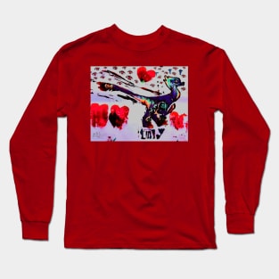 the peacocksaurus Long Sleeve T-Shirt